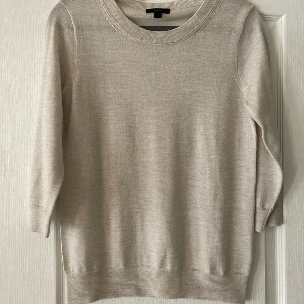 Jcrew cream sweater size small